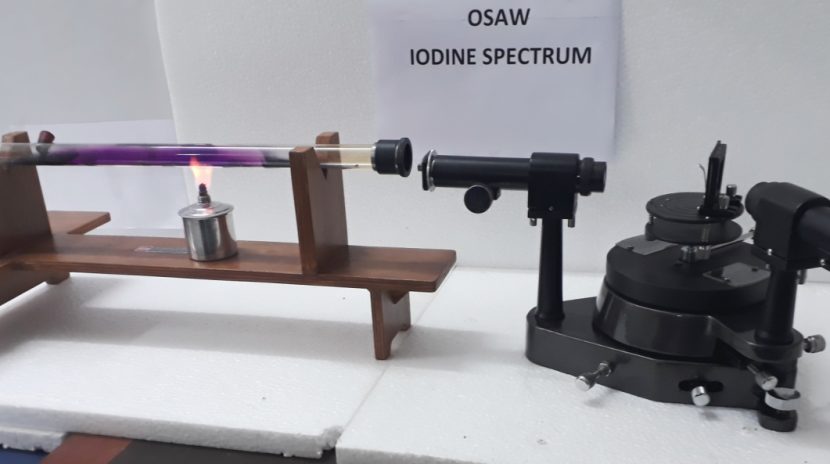 ABSORPTION SPECTRUM OF IODINE VAPOUR